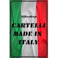cartello personalizzabile in alluminio piano
